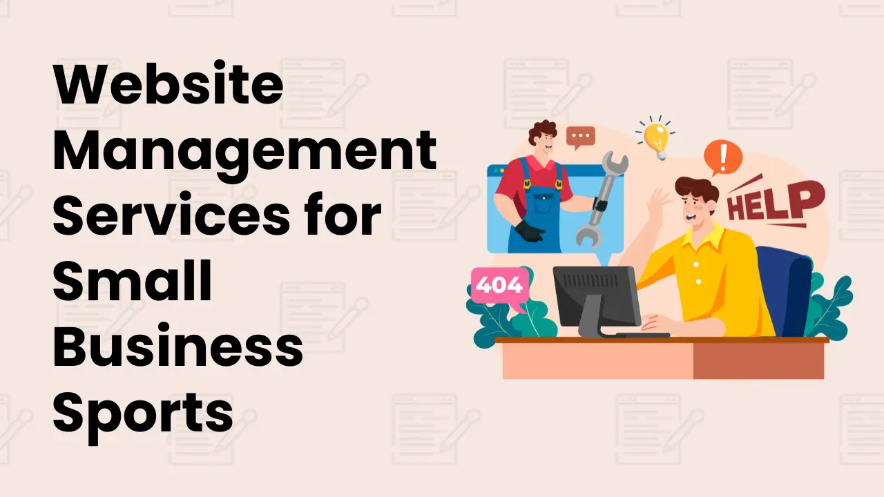 Website Management Services for Small Business Sports